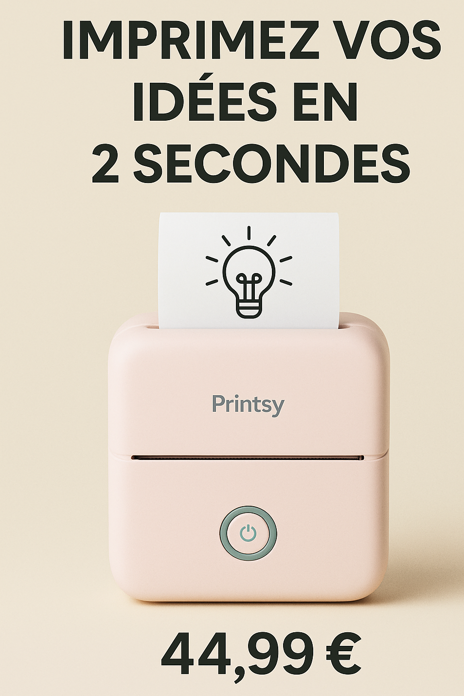 Imprimante Thermique Portable – PrintsyMini™