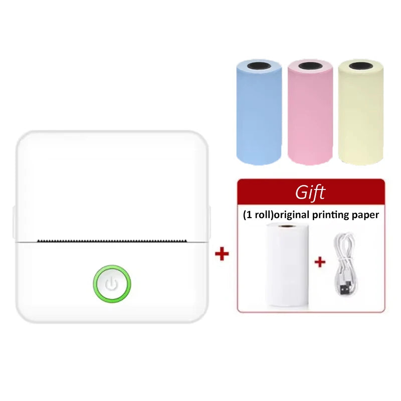 🖨️ Imprimante Thermique Bluetooth Sans Encre –PrintsyMini™
