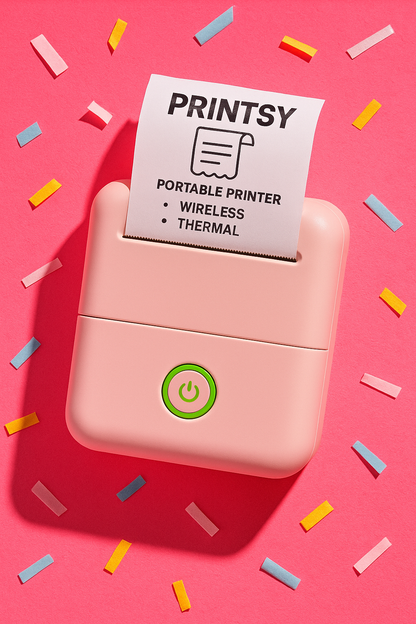 🖨️ Imprimante Thermique Bluetooth Sans Encre –PrintsyMini™