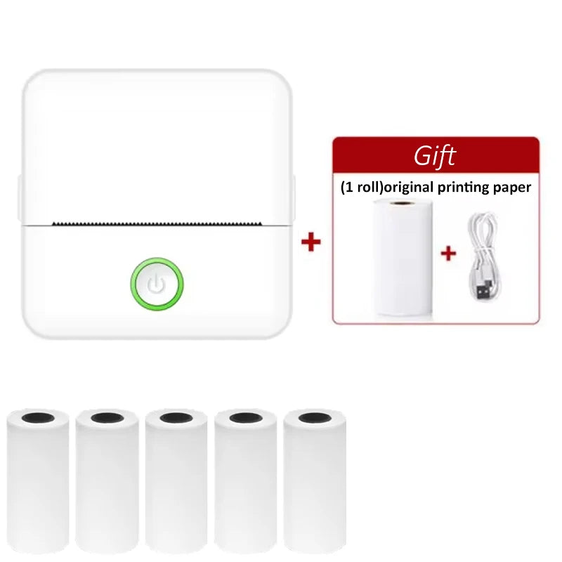 🖨️ Imprimante Thermique Bluetooth Sans Encre –PrintsyMini™
