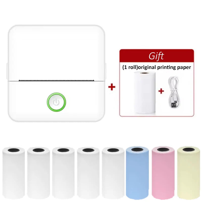 🖨️ Imprimante Thermique Bluetooth Sans Encre –PrintsyMini™