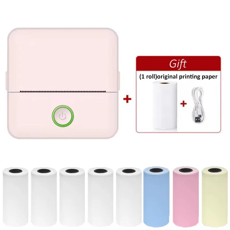 🖨️ Imprimante Thermique Bluetooth Sans Encre –PrintsyMini™
